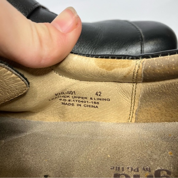 Alegria Khloe black Nappa professional‎ shoes leather buckle women’s size 42 - Picture 8 of 8